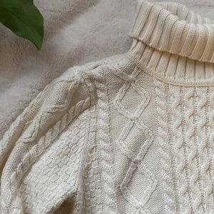 L.L Bean size L knitted turtle neck sweater.